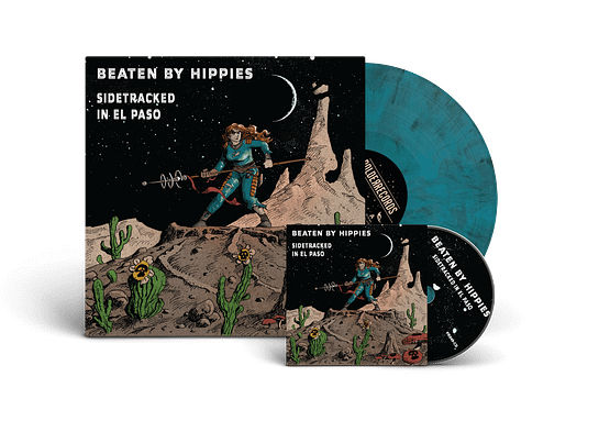 Beaten By Hippies - "Sidetracked in El Paso" LP + CD Bundle